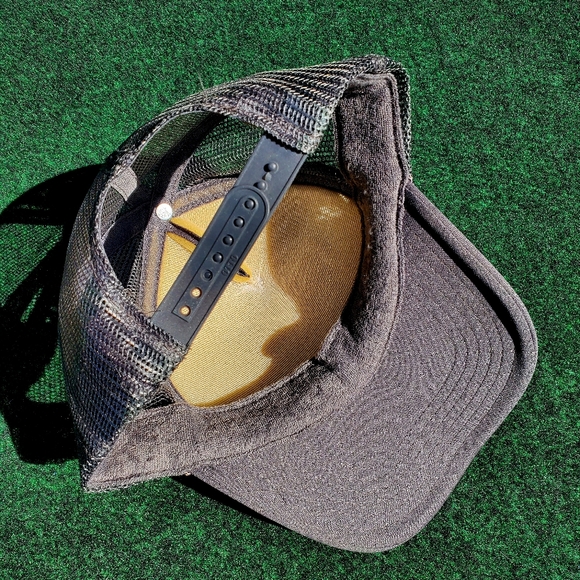 VTG Otto Trucker Cap Hat Snapback Malibu California Gray Adjustable Myanmar - Picture 6 of 9